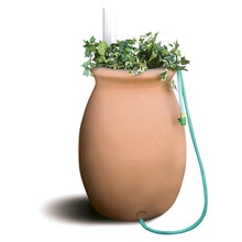 Load image into Gallery viewer, Terra Cotta 50-Gallon Rain Barrel with 4-Foot Garden Hose