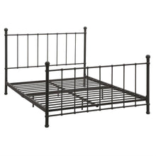 Load image into Gallery viewer, Full size Dark Bronze Metal Platform Bed with Headboard and Footboard