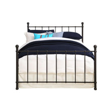 Load image into Gallery viewer, Full size Dark Bronze Metal Platform Bed with Headboard and Footboard