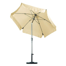 Load image into Gallery viewer, Antique Beige 7.5 Foot Off-White Patio Umbrella with Push Button Tilt and Metal Pole