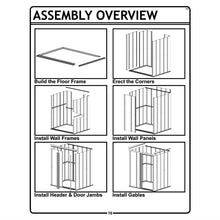 Load image into Gallery viewer, Outdoor Lawn Garden Tool Storage Shed - 4-Ft x 5-Ft