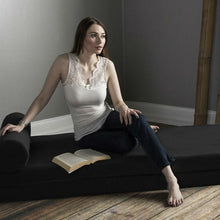 Load image into Gallery viewer, Simple Modern 76 x 30 inch Day Bed Mattress Floor Cushion with Bolster Pillow