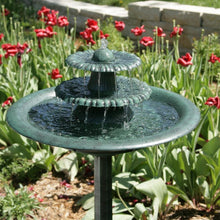 Load image into Gallery viewer, 3-Tier Outdoor Bird Bath Water Fountain