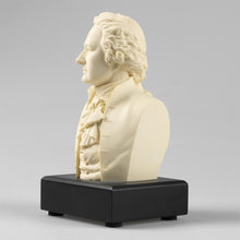 Load image into Gallery viewer, 6-inch High Alexander Hamilton Bust Statue Sculpture in White Polystone