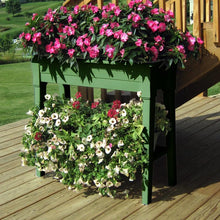 Load image into Gallery viewer, Raised Planter in Sage Green Resin  - Great for Patio or Garden