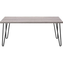 Load image into Gallery viewer, Modern Classic Vintage Style Coffee Table with Wood Top and Metal Legs