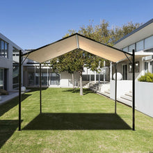 Load image into Gallery viewer, Outdoor Patio Steel Frame 10 x 10 Ft Gazebo Carport with Beige Canopy