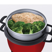 Load image into Gallery viewer, Red 6-Cup Automatic Rice Cooker Kitchen Food Steamer