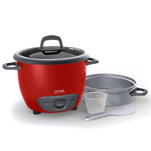 Load image into Gallery viewer, Red 6-Cup Automatic Rice Cooker Kitchen Food Steamer