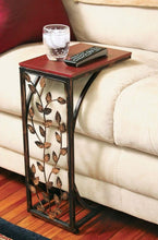 Load image into Gallery viewer, Leaf Scroll Side Sofa Tray Snack Table