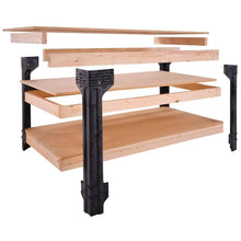 Load image into Gallery viewer, Workbench Shelving Unit Potting Bench Storage System - 2x4 Lumber Not Included