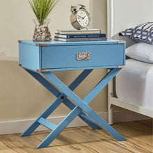 Load image into Gallery viewer, Modern 1-Drawer Bedroom Nightstand Bedside End Table