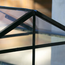 Load image into Gallery viewer, Elevated Raised Bed Garden Cold-frame Greenhouse Kit in Driftwood Finish