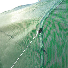 Load image into Gallery viewer, Outdoor 7 x 12 Ft Greenhouse Kit with Steel Frame and Green Cover