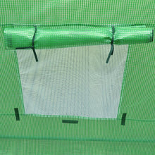 Load image into Gallery viewer, Outdoor 7 x 12 Ft Greenhouse Kit with Steel Frame and Green Cover