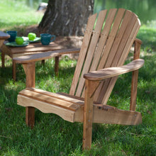 Load image into Gallery viewer, Solid Oak Wood Adirondack Chair with Linseed Oil Finish