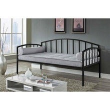 Load image into Gallery viewer, Twin size Modern Black Metal Daybed for Bedroom or Living Room