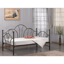 Load image into Gallery viewer, Twin size Day Bed Frame with Slats in Bronze Metal Finish
