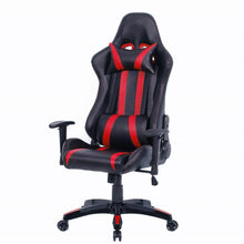 Load image into Gallery viewer, Black Red Racing Stripe High Back Reclining Gaming Computer Office Chair