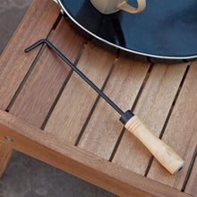 Load image into Gallery viewer, 23-inch Heavy Duty Steel Fire Pit Cauldron with Stand and Cover