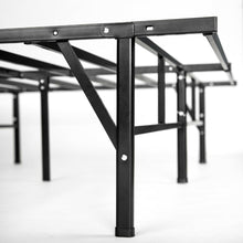 Load image into Gallery viewer, Queen size Sturdy Black Metal Platform Bed Frame