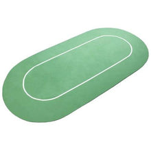 Load image into Gallery viewer, Green Rubber Lined Bottom Poker Table Top with Carrying Case
