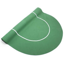 Load image into Gallery viewer, Green Rubber Lined Bottom Poker Table Top with Carrying Case