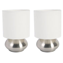 Load image into Gallery viewer, Set of 2 Bedroom Table Lamp Night Light with Touch On Off Sensor