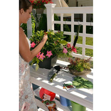 Load image into Gallery viewer, White Vinyl Outdoor Garden Classic Potting Bench with Shelves