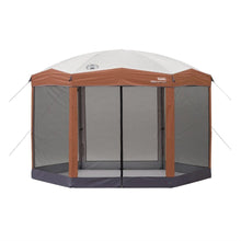Load image into Gallery viewer, Instant 12ft x 10Ft Hexagon Screened Canopy Gazebo with Removable Insect Screen