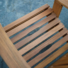 Load image into Gallery viewer, Outdoor Hardwood Square-Back Adirondack Chair with Oversized Contoured Seat