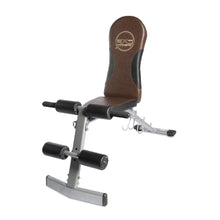 Load image into Gallery viewer, Adjustable 4-Position Incline Decline Flat Upright Fitness Bench Leg Raises