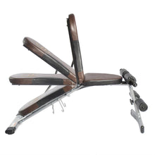 Load image into Gallery viewer, Adjustable 4-Position Incline Decline Flat Upright Fitness Bench Leg Raises