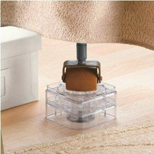 Load image into Gallery viewer, Clear Bed Risers - Set of 8 - Stack-able Interlocking Design