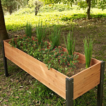 Load image into Gallery viewer, Elevated Outdoor Raised Garden Bed Planter Box - 70 x 24 x 29 inch High