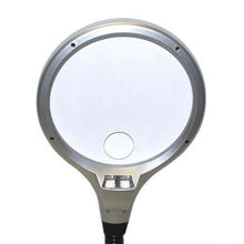Load image into Gallery viewer, LED Illuminated 2X Magnifying Glass - Desk Lamp