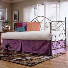 Load image into Gallery viewer, Twin size Metal Day Bed in Flint Finish with Link Spring - No Trundle