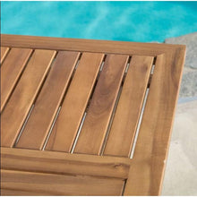 Load image into Gallery viewer, Outdoor Solid Wood 31.5 inch Square Patio Dining Table