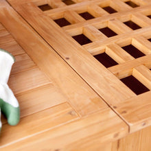 Load image into Gallery viewer, Natural Wood Potting Bench Garden Table with Bottom Shelf