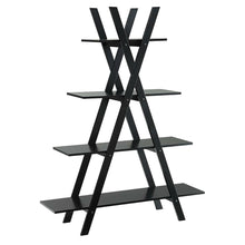 Load image into Gallery viewer, Modern A-Frame 4-Shelf Bookcase Bookshelf Display Shelves