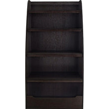 Load image into Gallery viewer, Kids 4-Shelf Bookcase in Espresso Wood Finish Childs Bedroom