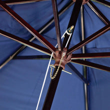 Load image into Gallery viewer, Navy Blue 11-Ft Patio Umbrella with Antique Bronze Pole and Base