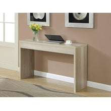 Load image into Gallery viewer, Contemporary Sofa Table Console Table in Weathered White Wood Finish