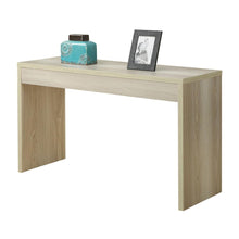 Load image into Gallery viewer, Contemporary Sofa Table Console Table in Weathered White Wood Finish