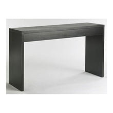 Load image into Gallery viewer, Contemporary Espresso Black Wood Grain Sofa Table Living Room Console Table