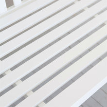 Load image into Gallery viewer, Outdoor Patio Deck 4-Ft Porch Swing in White Wood Finish