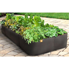 Load image into Gallery viewer, Modern 3-Ft x 6-Ft Raised Garden Bed Planter in UV Resistant Non-Woven Air Flow Plastic