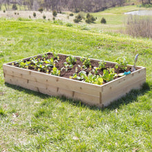 Load image into Gallery viewer, Cedar Wood 6-Ft x 3-Ft Raised Garden Bed Planter Box Frame - Made in USA
