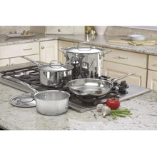 Load image into Gallery viewer, 7-Piece Oven Safe Stainless Steel Cookware Set
