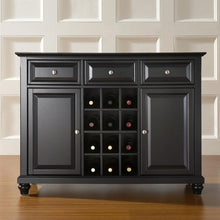 Load image into Gallery viewer, Contemporary Dining Room Sideboard Buffet Cabinet in Black
